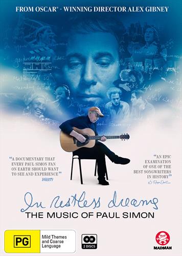 Glen Innes NSW, In Restless Dreams - Music Of Paul Simon, The, Movie, Special Interest, DVD