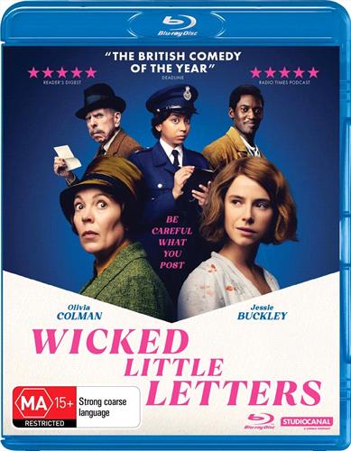 Glen Innes NSW, Wicked Little Letters, Movie, Comedy, Blu Ray