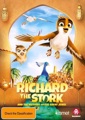Glen Innes NSW, Richard The Stork And The Mystery Of The Great Jewel, Movie, Children & Family, DVD
