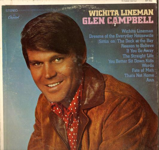 Glen Innes, NSW, Wichita Lineman, Music, Vinyl LP, Universal Music, Apr17, UNIVERSAL MUSIC INT, Glen Campbell, Country
