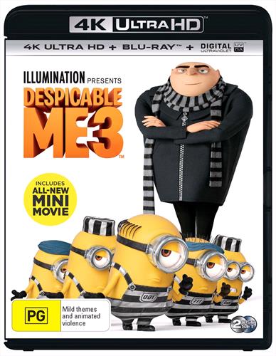 Glen Innes NSW, Despicable Me 3, Movie, Children & Family, Blu Ray