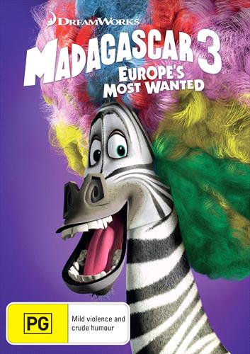 Glen Innes NSW, Madagascar 3 - Europe's Most Wanted, Movie, Children & Family, DVD