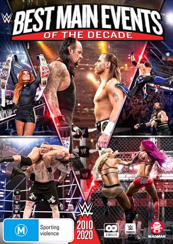 Glen Innes NSW,WWE - Best Of Main Events Of The Decade 2010-2020,Movie,Sports & Recreation,DVD