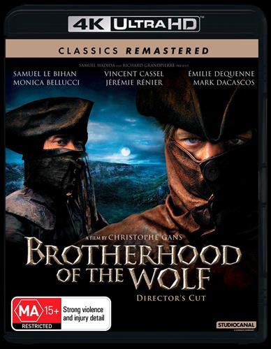 Glen Innes NSW, Brotherhood Of The Wolf, Movie, Action/Adventure, Blu Ray