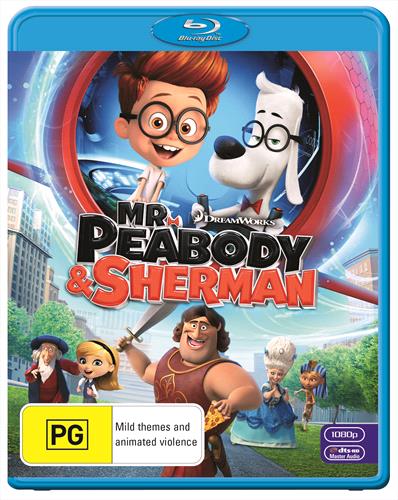 Glen Innes NSW, Mr Peabody & Sherman, Movie, Children & Family, Blu Ray
