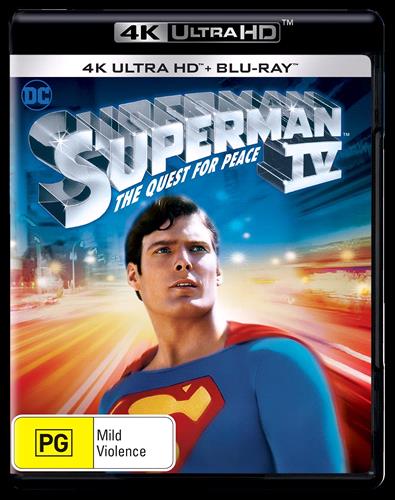 Glen Innes NSW,Superman IV - Quest For Peace, The,Movie,Action/Adventure,Blu Ray
