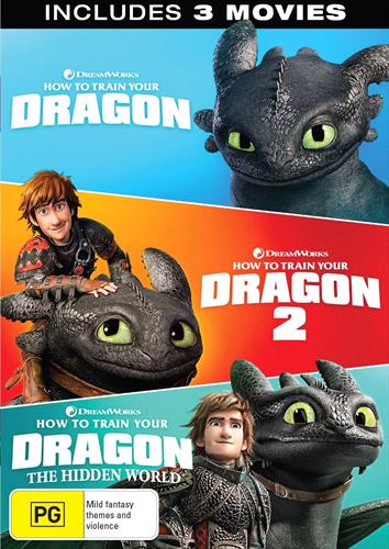 Glen Innes NSW, How To Train Your Dragon / How To Train Your Dragon 2 / How To Train Your Dragon - Hidden World, The, Movie, Children & Family, DVD