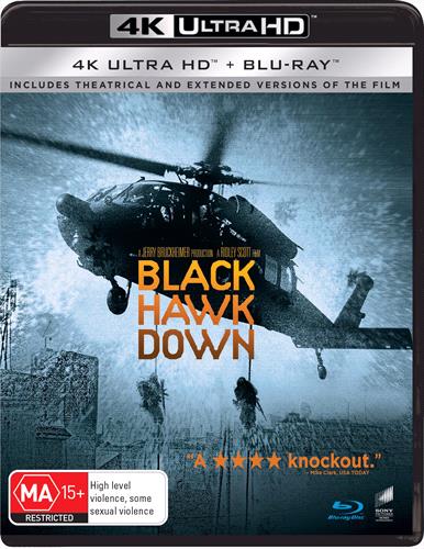 Glen Innes NSW, Black Hawk Down, Movie, War, Blu Ray