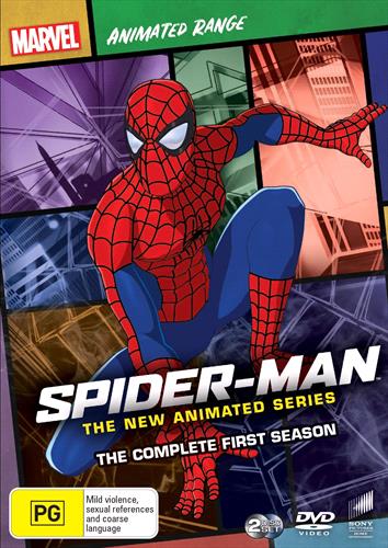 Glen Innes NSW, Spider-Man - Animated Series, The, TV, Action/Adventure, DVD