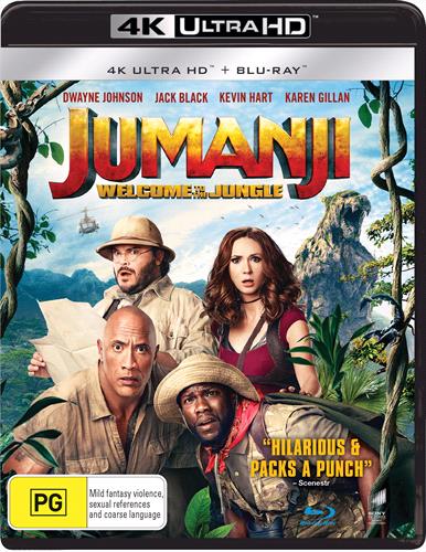 Glen Innes NSW, Jumanji - Welcome To The Jungle, Movie, Action/Adventure, Blu Ray