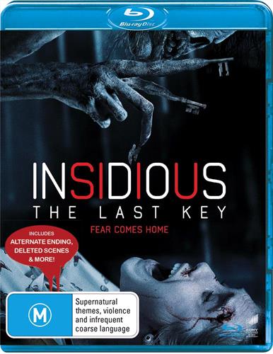 Glen Innes NSW, Insidious - Last Key, The, Movie, Horror/Sci-Fi, Blu Ray