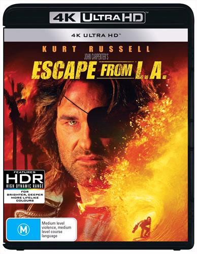 Glen Innes NSW, Escape From L.A., Movie, Action/Adventure, Blu Ray