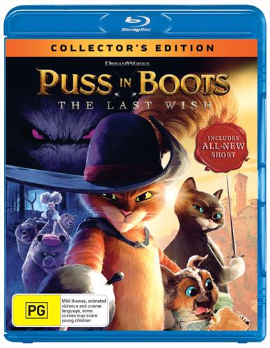 Glen Innes NSW, Puss In Boots - Last Wish, The, Movie, Action/Adventure, Blu Ray