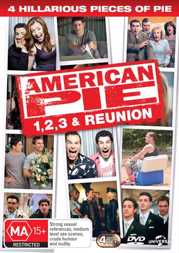 Glen Innes NSW, American Pie Quadrilogy - American Pie / American Pie 2 / American Pie - The Wedding / American Pie - Reunion, Movie, Comedy, DVD