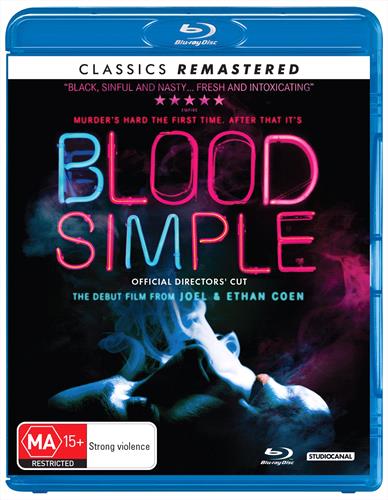 Glen Innes NSW, Blood Simple, Movie, Thriller, Blu Ray