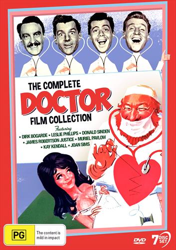 Glen Innes NSW,Complete "Doctor" Film Collection, The,Movie,Comedy,DVD
