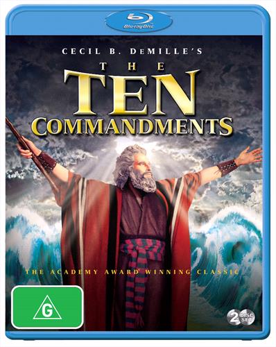 Glen Innes NSW, Ten Commandments, The, Movie, Drama, Blu Ray