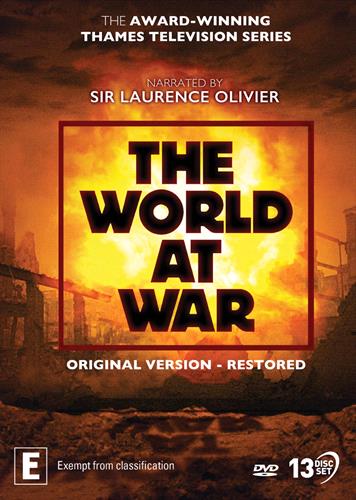 Glen Innes NSW, World At War, The, Movie, War, DVD