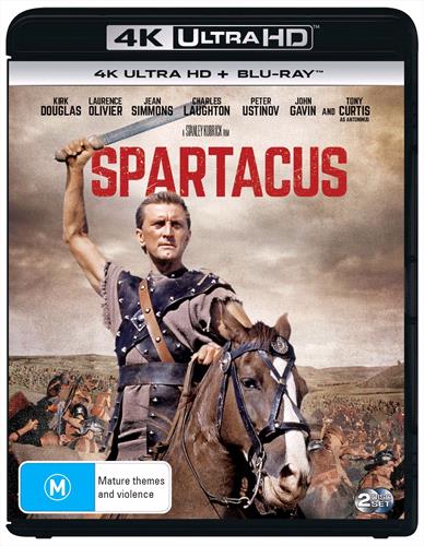 Glen Innes NSW, Spartacus, Movie, Drama, Blu Ray