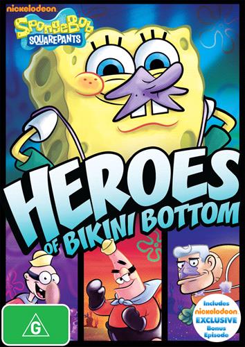 Glen Innes NSW, Spongebob Squarepants - Heroes of Bikini Bottom, Movie, Children & Family, DVD