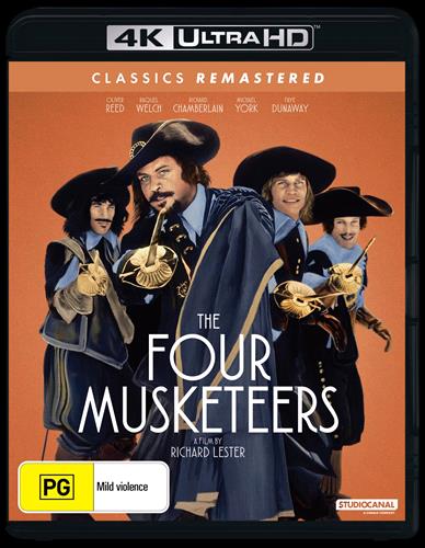 Glen Innes NSW, Four Musketeers, The, Movie, Action/Adventure, Blu Ray