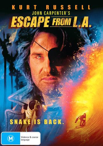 Glen Innes NSW, Escape From L.A., Movie, Action/Adventure, DVD