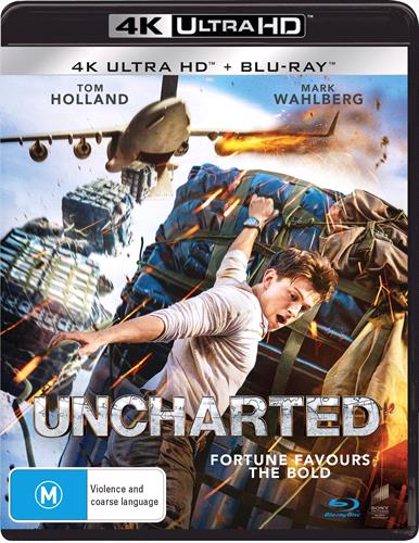 Glen Innes NSW, Uncharted, Movie, Action/Adventure, Blu Ray