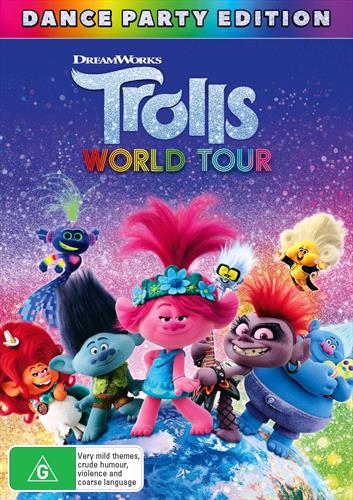 Glen Innes NSW, Trolls World Tour, Movie, Children & Family, DVD