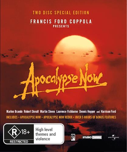 Glen Innes NSW, Apocalypse Now, Movie, War, Blu Ray