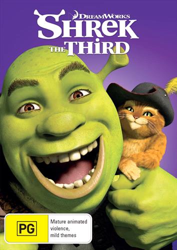 Glen Innes NSW, Shrek The Third, Movie, Children & Family, DVD