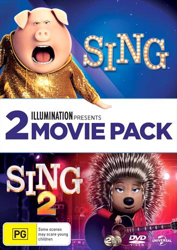 Glen Innes NSW, Sing / Sing 2, Movie, Children & Family, DVD
