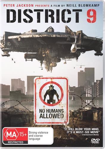Glen Innes NSW, District 9, Movie, Horror/Sci-Fi, DVD