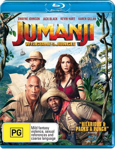 Glen Innes NSW, Jumanji - Welcome To The Jungle, Movie, Action/Adventure, Blu Ray