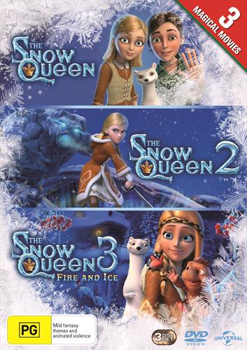 Glen Innes NSW, Snow Queen, The / Snow Queen 2, The - Snow King, The / Snow Queen 3, The - Fire & Ice, Movie, Children & Family, DVD