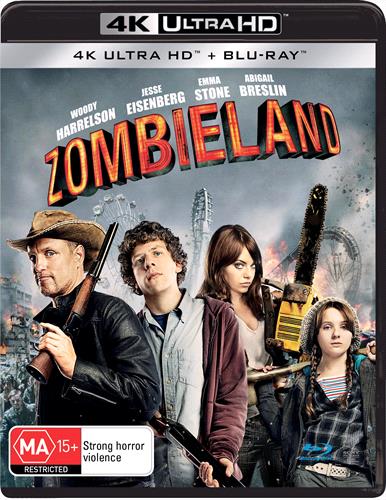 Glen Innes NSW, Zombieland, Movie, Comedy, Blu Ray