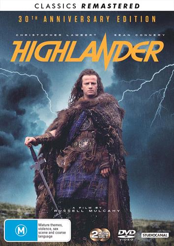 Glen Innes NSW, Highlander, Movie, Horror/Sci-Fi, DVD