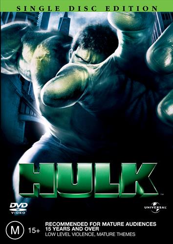 Glen Innes NSW, Hulk , Movie, Action/Adventure, DVD