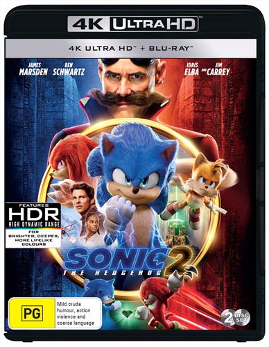 Glen Innes NSW, Sonic The Hedgehog 2, Movie, Action/Adventure, Blu Ray