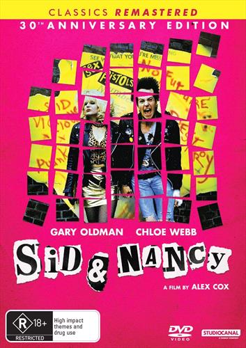 Glen Innes NSW, Sid & Nancy, Movie, Drama, DVD