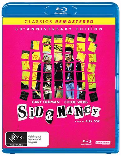 Glen Innes NSW, Sid & Nancy, Movie, Drama, Blu Ray