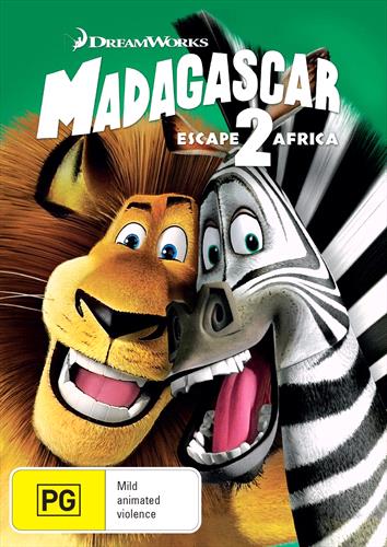 Glen Innes NSW, Madagascar- Escape 2 Africa, Movie, Children & Family, DVD