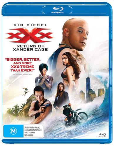 Glen Innes NSW, XXX - Return Of Xander Cage, Movie, Action/Adventure, Blu Ray
