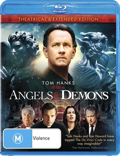 Glen Innes NSW, Angels & Demons, Movie, Thriller, Blu Ray