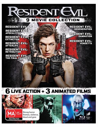 Glen Innes NSW, Resident Evil, Movie, Horror/Sci-Fi, Blu Ray