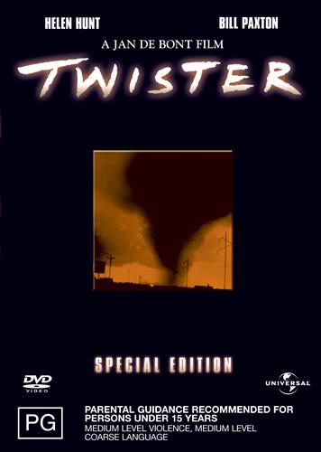 Glen Innes NSW, Twister, Movie, Action/Adventure, DVD