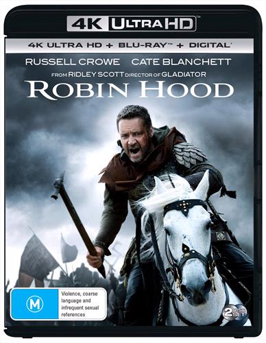 Glen Innes NSW, Robin Hood, Movie, Action/Adventure, Blu Ray