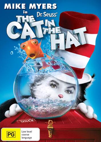 Glen Innes NSW, Dr. Suess' The Cat in the Hat, Movie, Action/Adventure, DVD