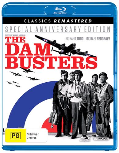 Glen Innes NSW, Dam Busters, The, Movie, War, Blu Ray