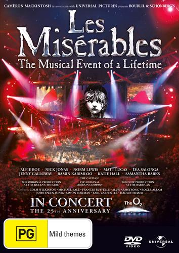 Glen Innes NSW, Les Miserables - 25th Anniversary Concert, Movie, Music & Musicals, DVD