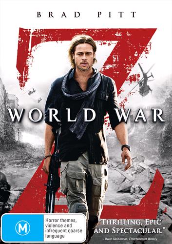 Glen Innes NSW, World War Z, Movie, Drama, DVD